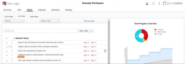 Improve personal income tax client response time with Glasscubes task management feature