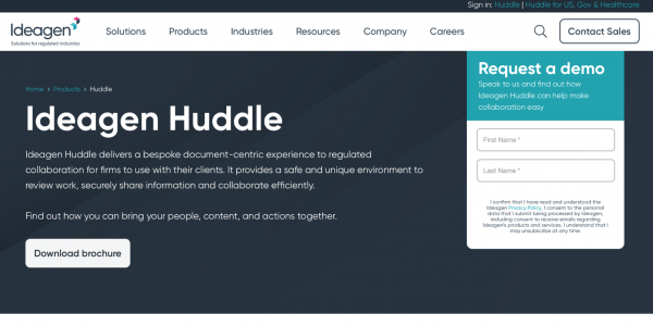 Best intranet platforms from around the world: Huddle