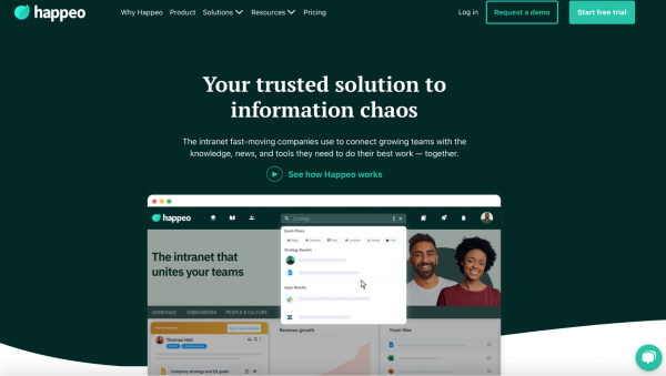 Best intranet platforms from around the world: Happeo
