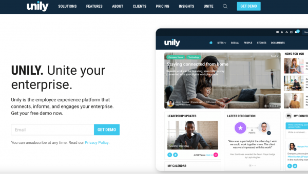 Best intranet platforms from around the world: Unily