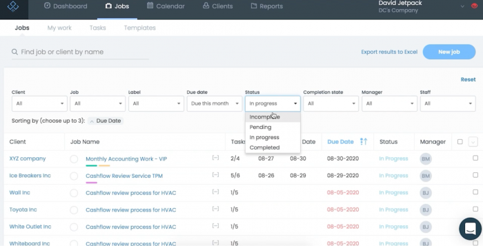 Jetpack Workflow accounting practice management software