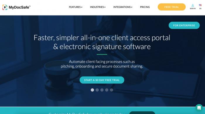 Best client portals for accountants: MyDocSafe