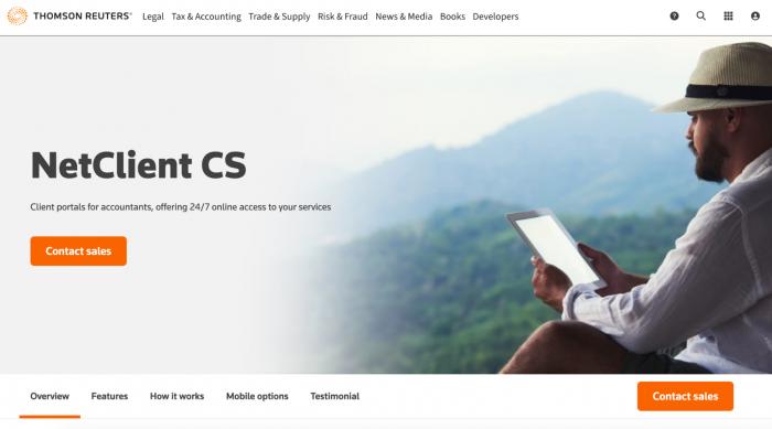Best client portals for accountants: NetClient CS