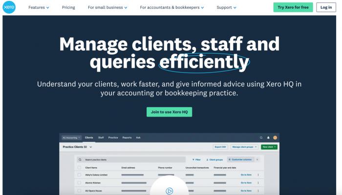 Best client portals for accountants: Xero HQ