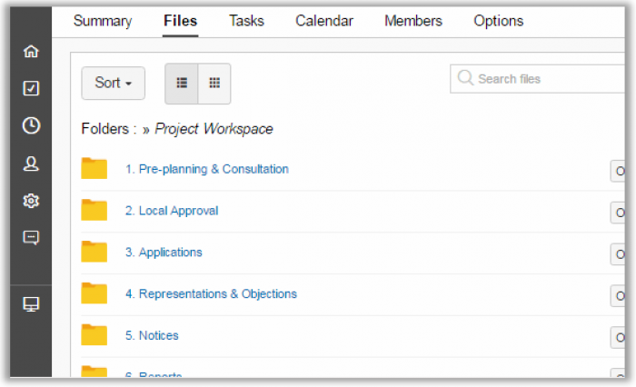 File Management - Project Workspace