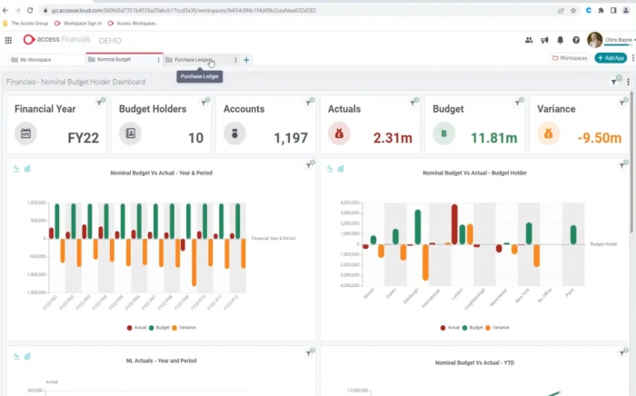 Access Financials accounting practice management software