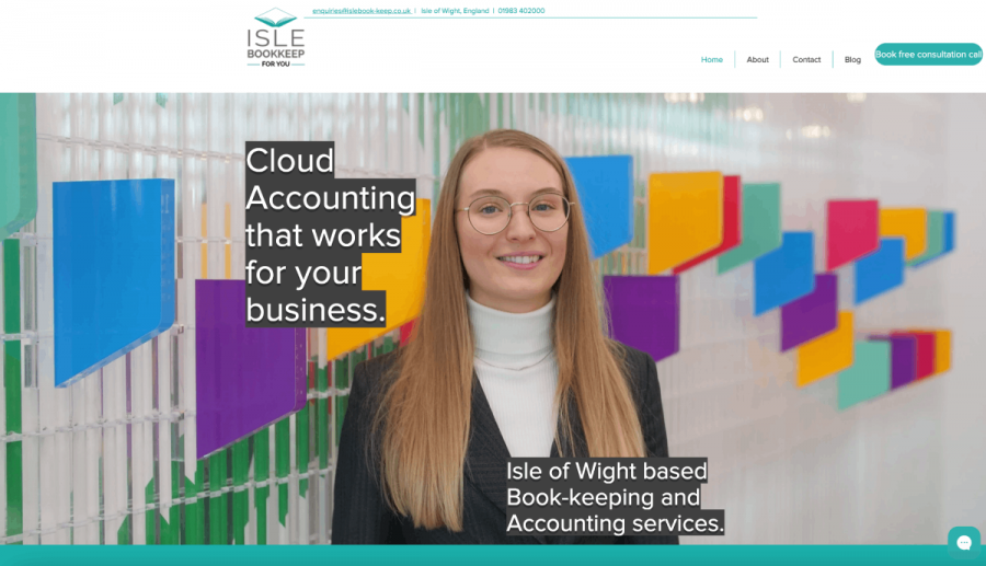 Islebook-keep accounting website design