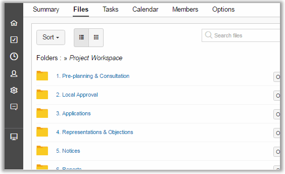 Employee task management | File sharing | Glasscubes