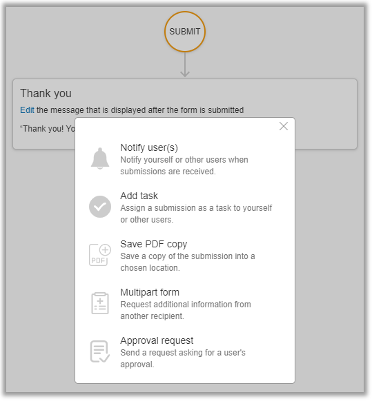 Turning your automated form into a workflow | Glasscubes