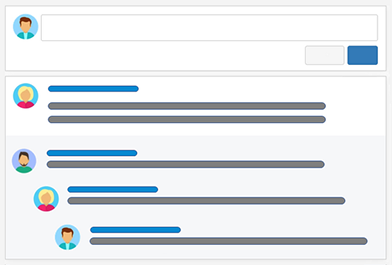 Keep all conversations in one place.